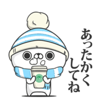 Move! Friends cat WINTER sticker #14135493