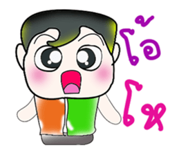 Hello my name is Kururu. ^__^ sticker #14136089