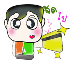 Hello my name is Kururu. ^__^ sticker #14136107