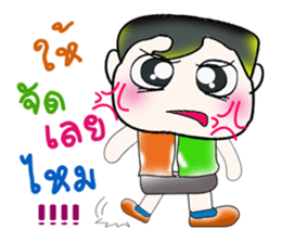 Hello my name is Kururu. ^__^ sticker #14136110