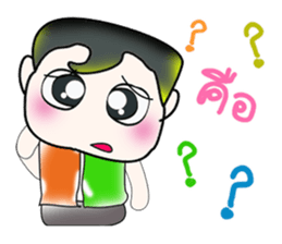 Hello my name is Kururu. ^__^ sticker #14136113