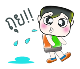 Hello my name is Kururu. ^__^ sticker #14136116