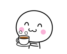 Animation of white thing (winter) sticker #14136415