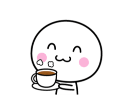 Animation of white thing (winter) sticker #14136415