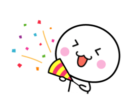 Animation of white thing (winter) sticker #14136419