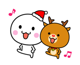 Animation of white thing (winter) sticker #14136421