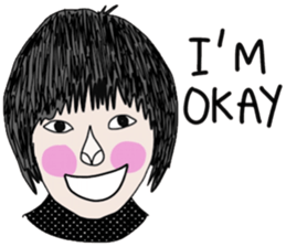 I'm Fine ( I'm sick but I'm strong) sticker #14136426