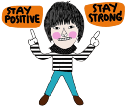 I'm Fine ( I'm sick but I'm strong) sticker #14136428