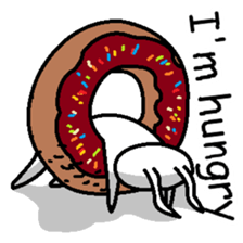 (English)The I'm-hungry-rabbit sticker #14136781