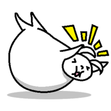 (English)The I'm-hungry-rabbit sticker #14136796