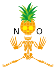 fruity skulls sticker #14137055