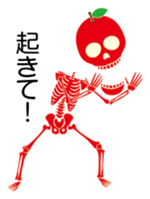 fruity skulls sticker #14137066