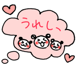 Hand-painted panda 13 sticker #14137292