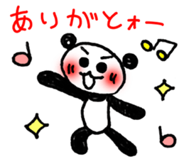 Hand-painted panda 13 sticker #14137294