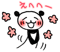 Hand-painted panda 13 sticker #14137299