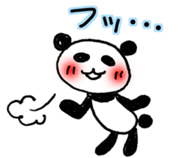 Hand-painted panda 13 sticker #14137301