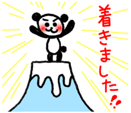 Hand-painted panda 13 sticker #14137304