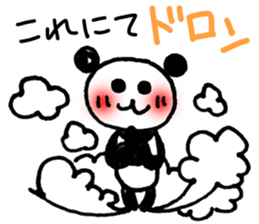 Hand-painted panda 13 sticker #14137308