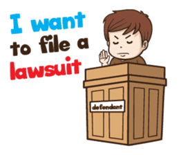 court of Husband (Eng) sticker #14137382