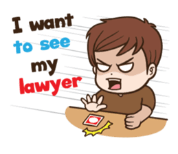 court of Husband (Eng) sticker #14137391