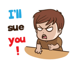 court of Husband (Eng) sticker #14137395