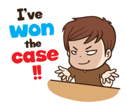 court of Husband (Eng) sticker #14137418