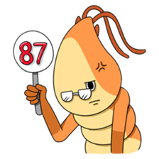 Shrimp & Whale shark sticker #14137855