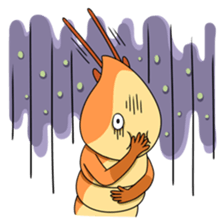 Shrimp & Whale shark sticker #14137859