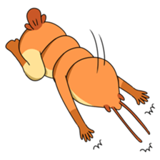 Shrimp & Whale shark sticker #14137867