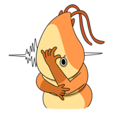 Shrimp & Whale shark sticker #14137871