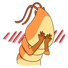 Shrimp & Whale shark sticker #14137875