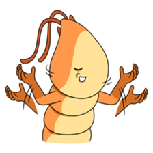 Shrimp & Whale shark sticker #14137883