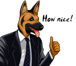 German Shepherd Dogs. Part5. sticker #14137986