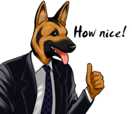 German Shepherd Dogs. Part5. sticker #14137986