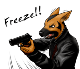 German Shepherd Dogs. Part5. sticker #14137987