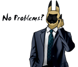 German Shepherd Dogs. Part5. sticker #14137988