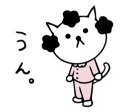 Japanese mama cat sticker #14138937