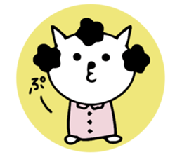 Japanese mama cat sticker #14138945