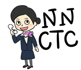 Ground Handling Agent Girl sticker #14139152