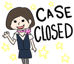 Ground Handling Agent Girl sticker #14139154