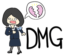 Ground Handling Agent Girl sticker #14139164