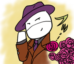 cute calf sticker #14139407