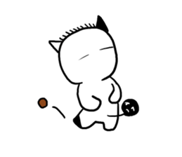 cute calf sticker #14139437