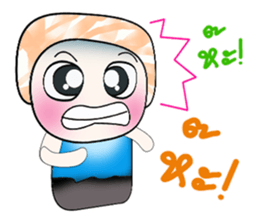 Hello my name is Mojo.^_^ sticker #14139565