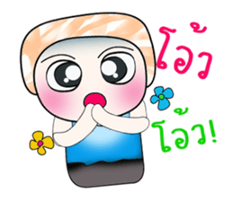 Hello my name is Mojo.^_^ sticker #14139594