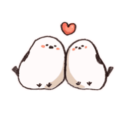 Shimaenaga Birds' Sticker sticker #14140150