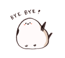 Shimaenaga Birds' Sticker sticker #14140169