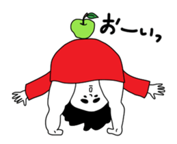 Girl of red dress Part6 sticker #14140383