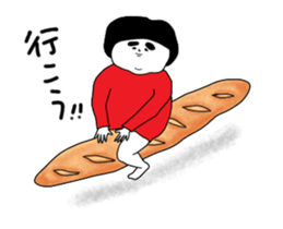 Girl of red dress Part6 sticker #14140389