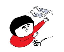 Girl of red dress Part6 sticker #14140391